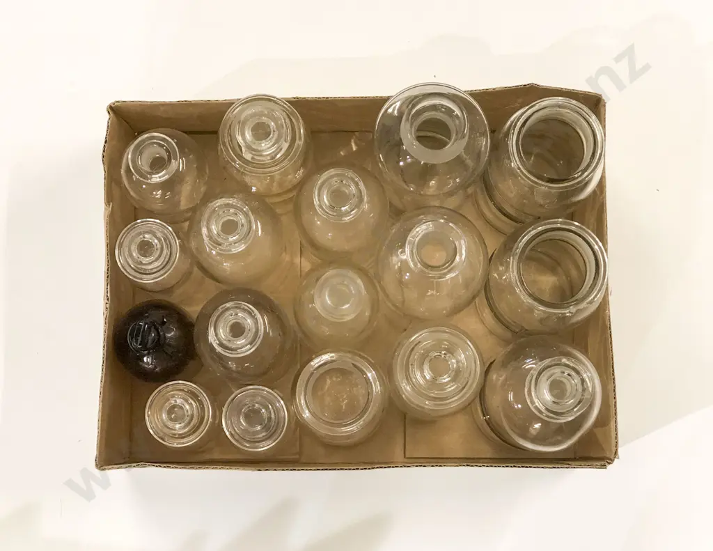 Qty of Assorted Vintage Glass Chemist Bottles Image 1++