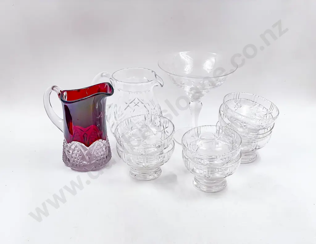 Qty of Assorted Stuart Crystal and Others Image 1++
