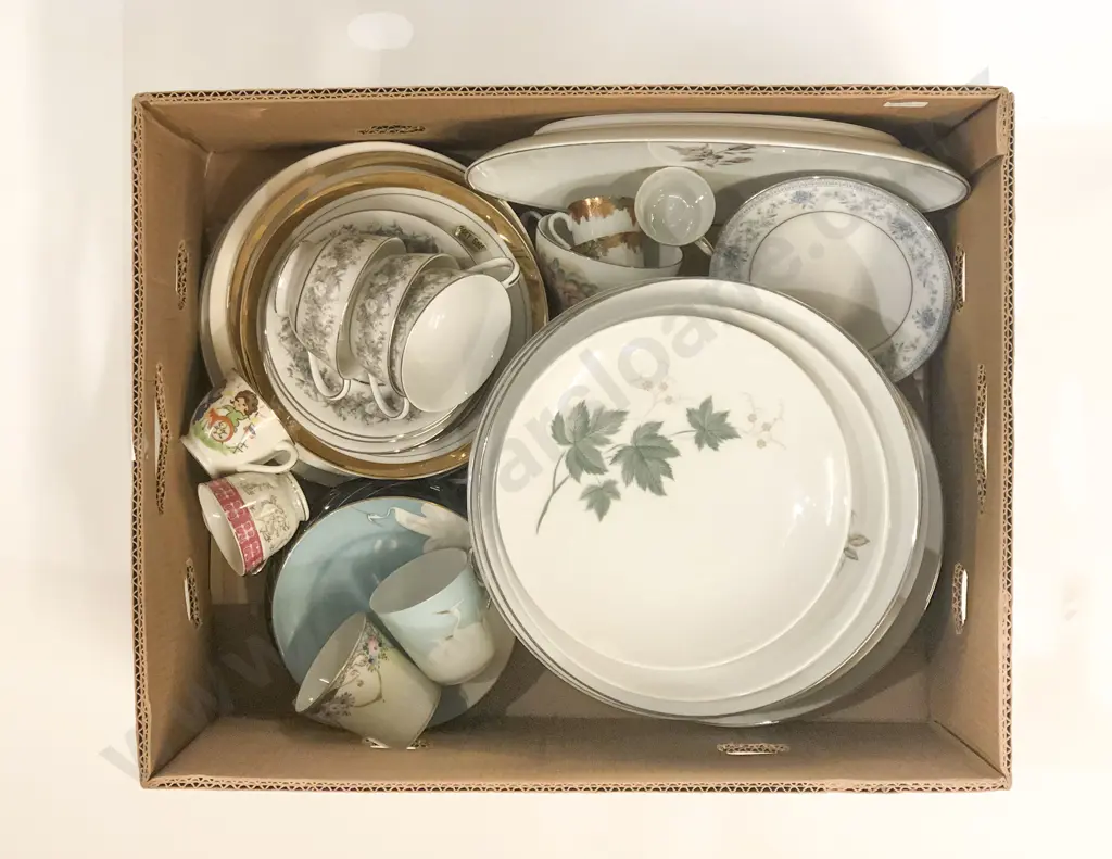Box of Assorted Fancy China Image 1++
