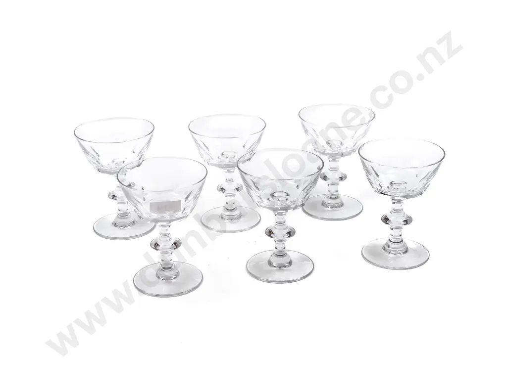 Set of Six Champagne Glasses Image 1++