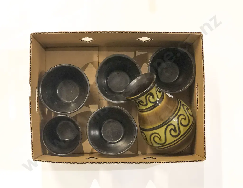 Qty of Assorted Small German Pottery Pots Etc. Image 1++