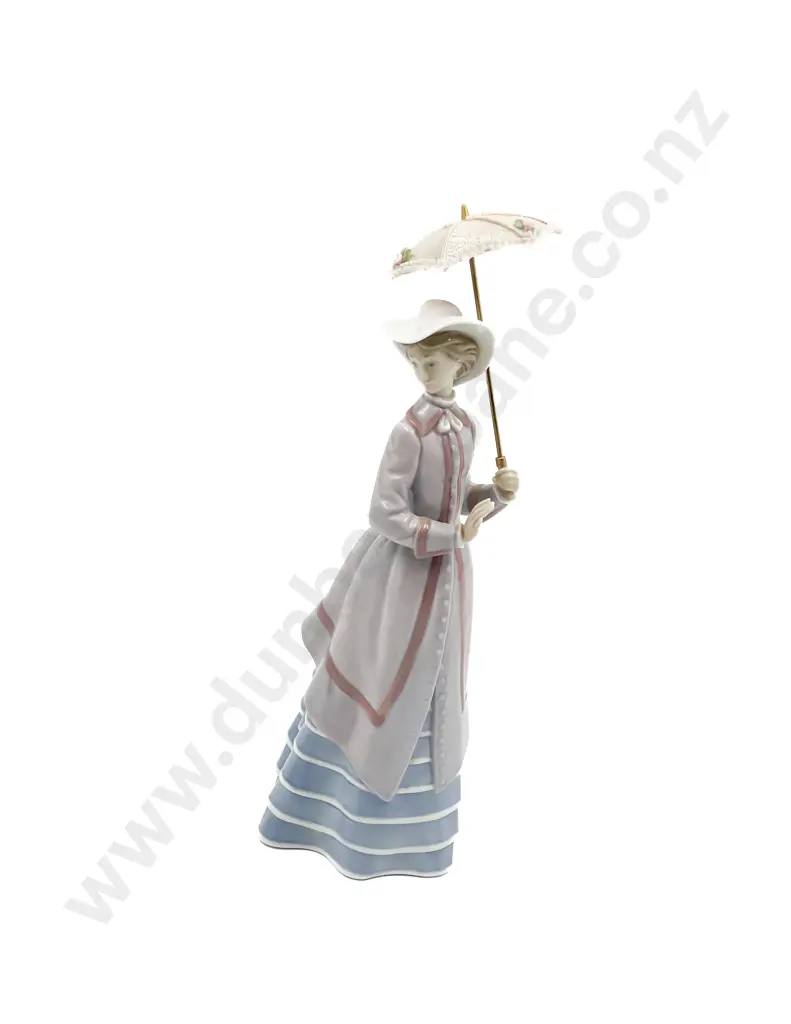 Lladro Figure of Lady with Parasol Image 1++