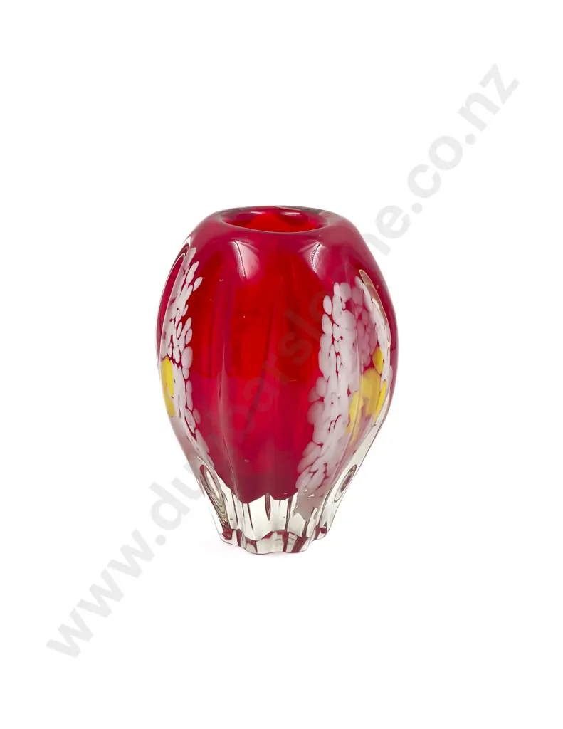 Murano Art Glass Vase Image 1++
