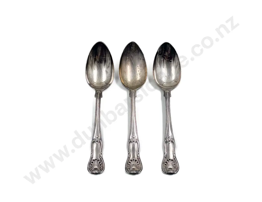 Three Scottish S/SKing's Pattern Tablespoons Image 1++