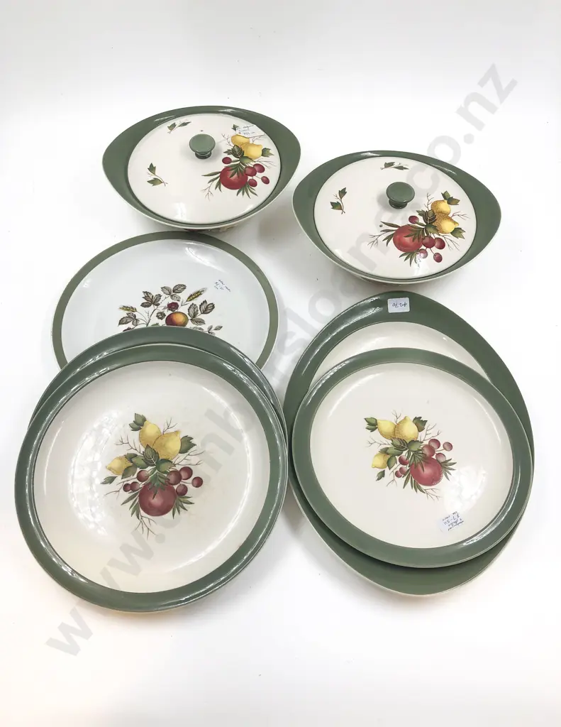 Qty of Assorted Wedgwood "Covent Garden" Pattern Dinnerware and Assorted Image 1++