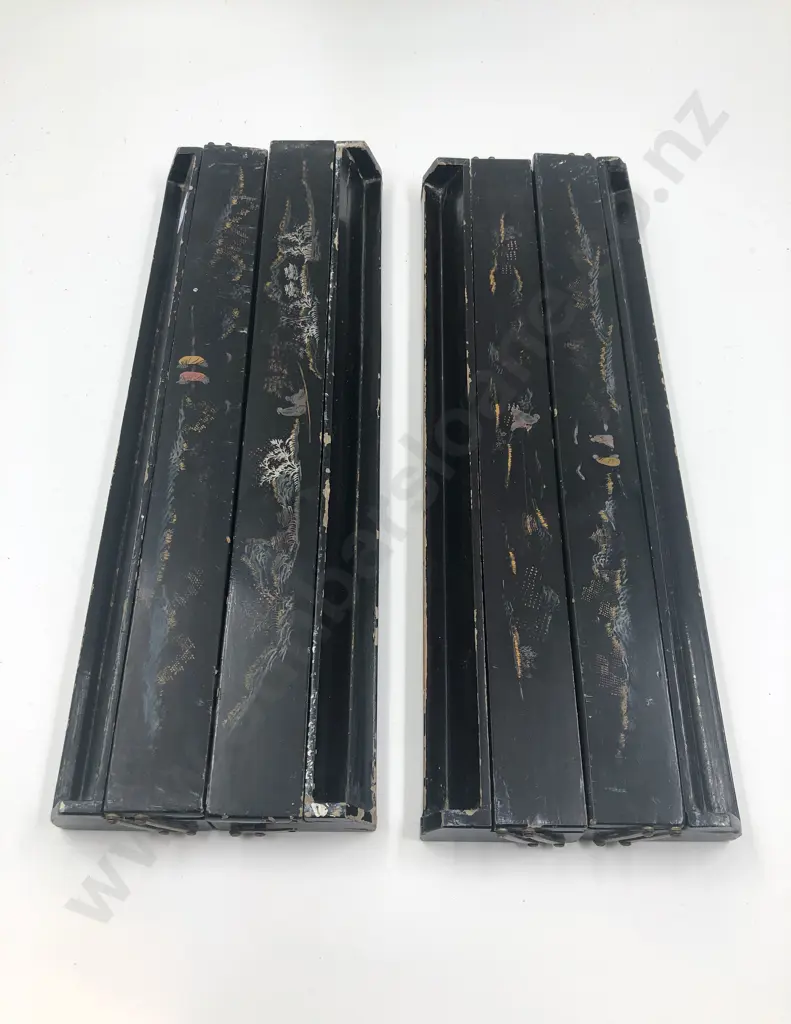 Four Vintage Mahjong Counter Holders Image 1++