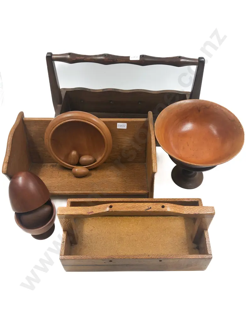 Qty of Assorted Native Timber Woodware Image 1++