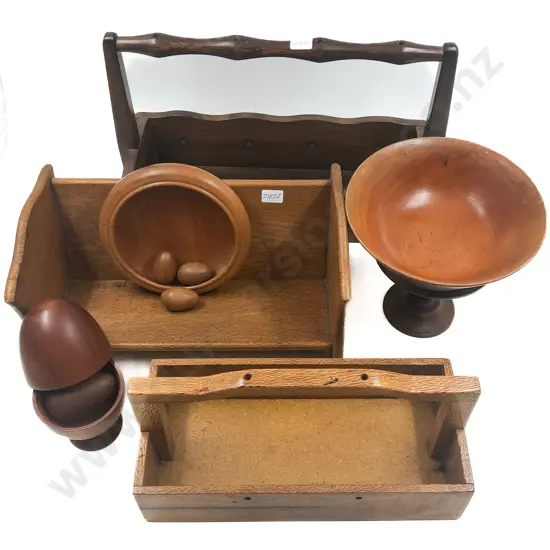 Qty of Assorted Native Timber Woodware