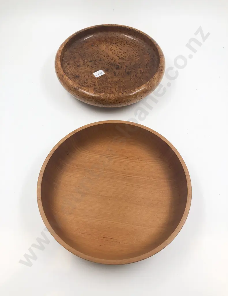Burr Walnut Bowl and Kauri Bowl Image 1++