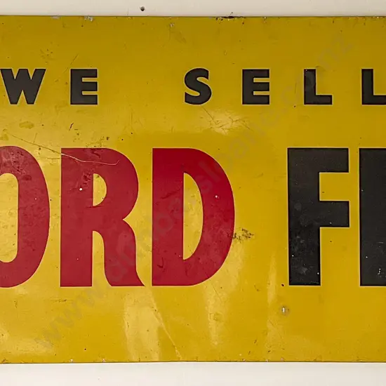 Vintage Tin Plate Advertising Sign
