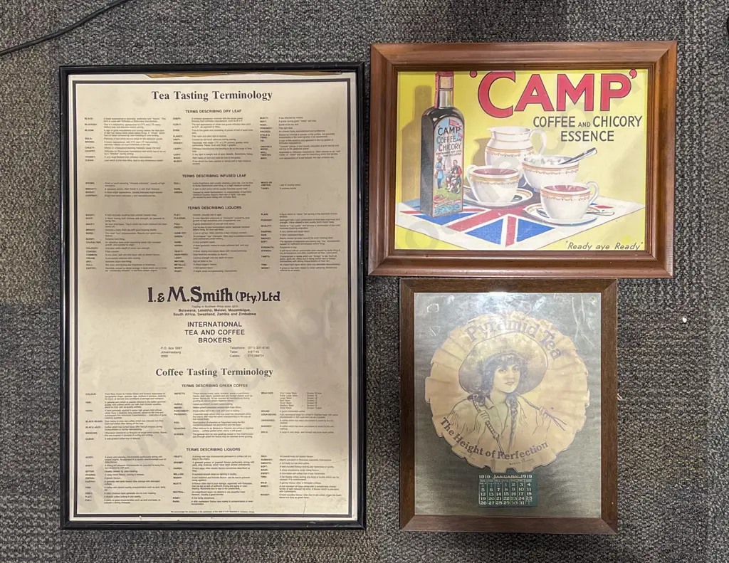 Five Assorted Reproduction Coffee/Tea Advertising Image 1++