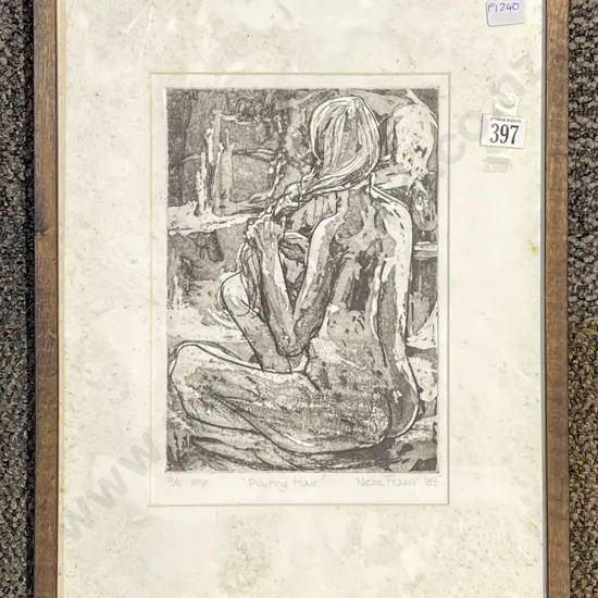 Neave Fraser - "Plaiting Hair" - Ltd Ed Print