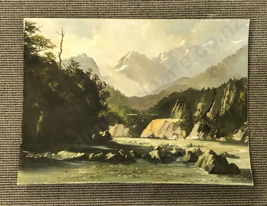 Ron Prestney - Landscape- Oil on Board Image 1++
