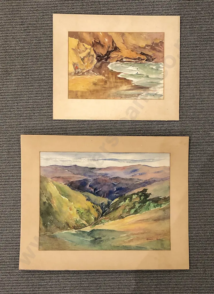 Two Unframed W/C by Margaret Tait Image 1++