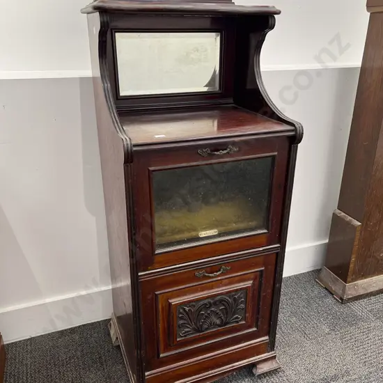 Late Victorian Mahogany Music Cabinet