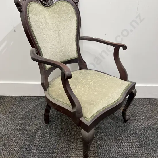 Mahogany Open Arm Chair