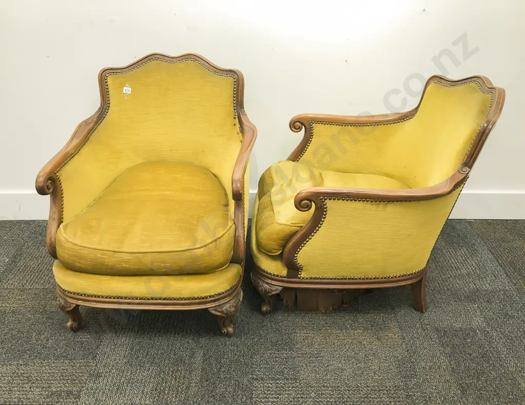 Pair of French Style Armchairs Image 1++