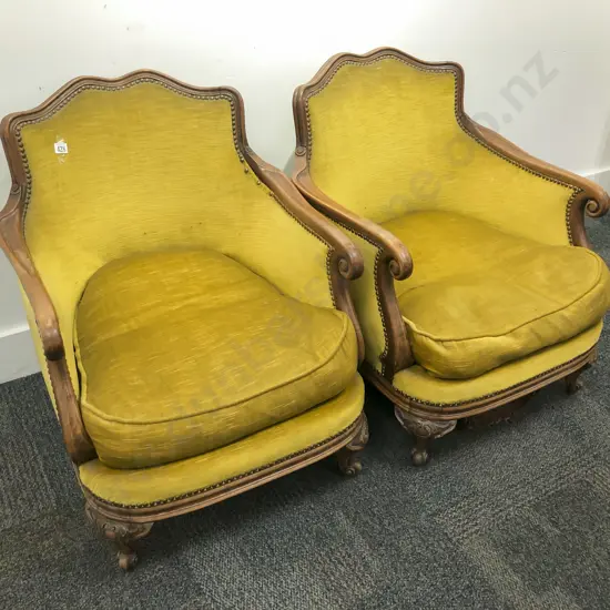 Pair of French Style Armchairs
