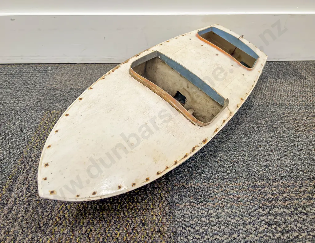 Vintage Model Boat Image 1++