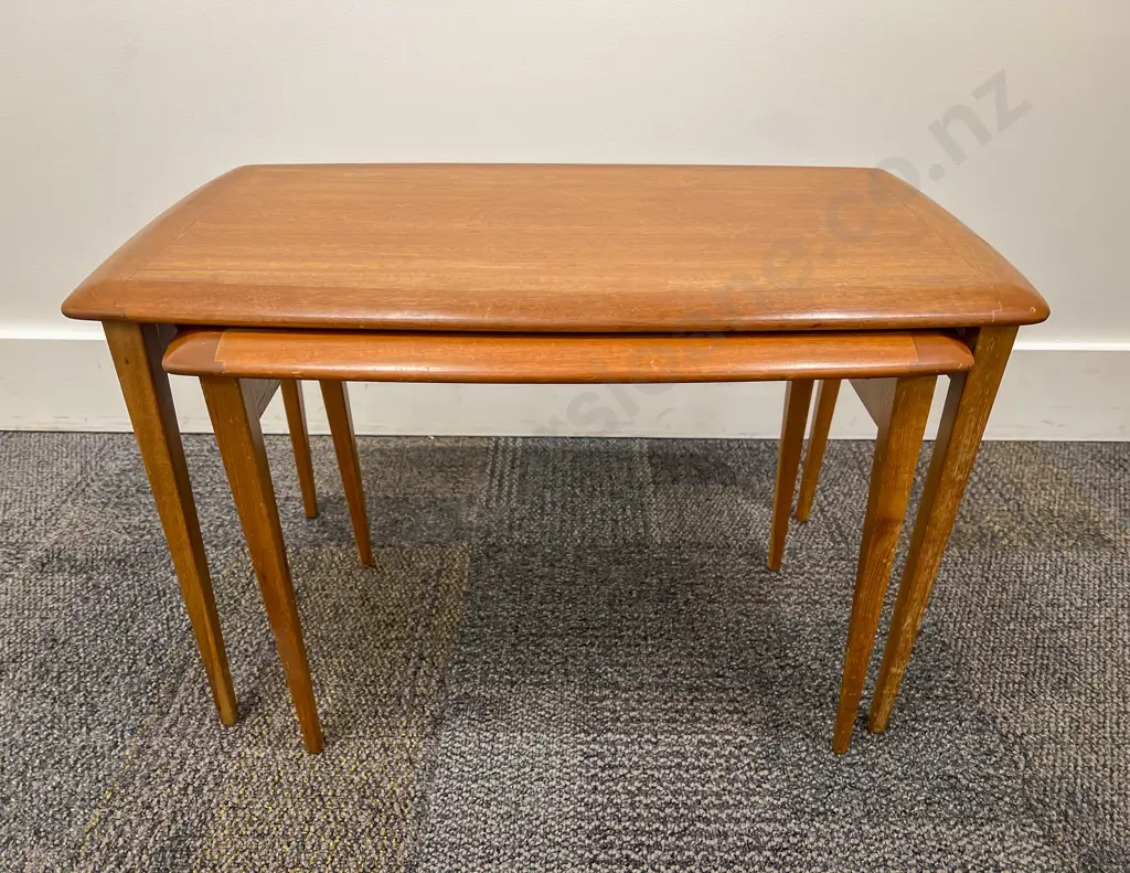 Mid Century Nest of Two Tables Image 1++