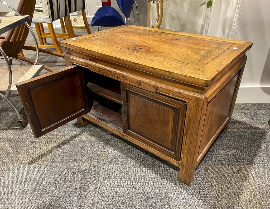 Chinese Low Two Door Cabinet Image 1++