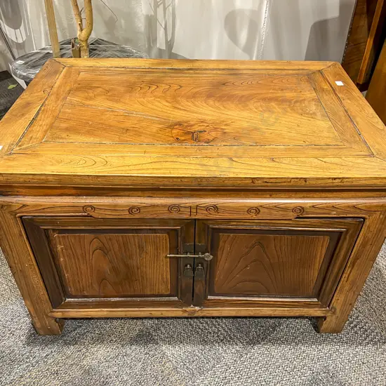 Chinese Low Two Door Cabinet