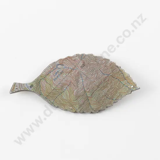 NZ Jeweller Lynne Kelly .925 Silver Leaf Brooch