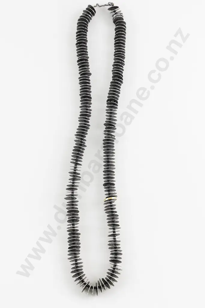 NZ Jeweller Frances Stachl Oxidised Silver S/S and 24ct Necklace Image 1++