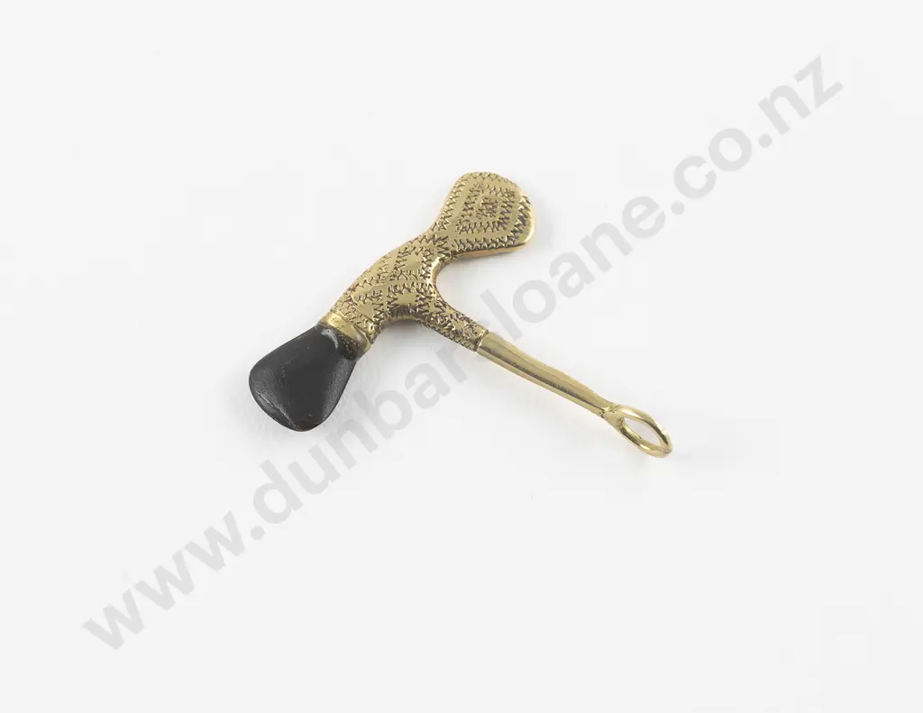 Vintage 18ct Pendant formed as a Tradition PNG Ceremonial Axe Image 1++
