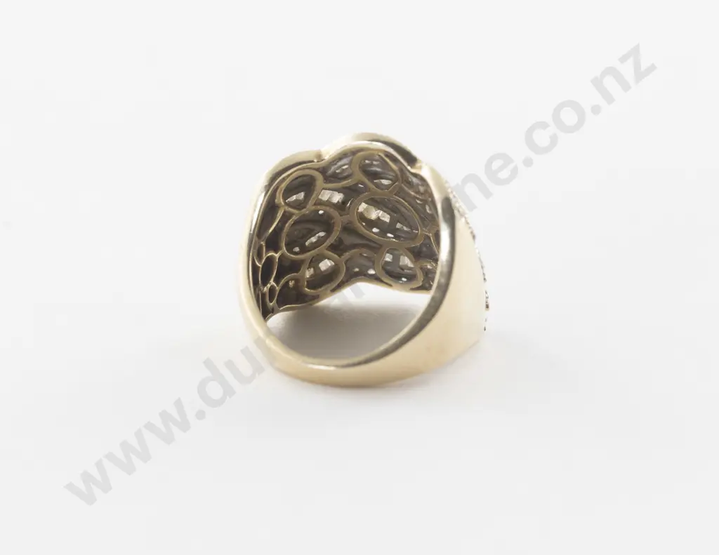 9ct 170Stone Diamond Dress Ring Image 1++