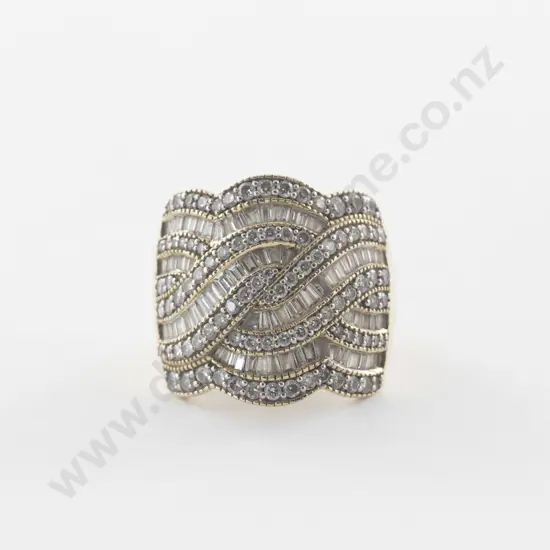 9ct 170Stone Diamond Dress Ring