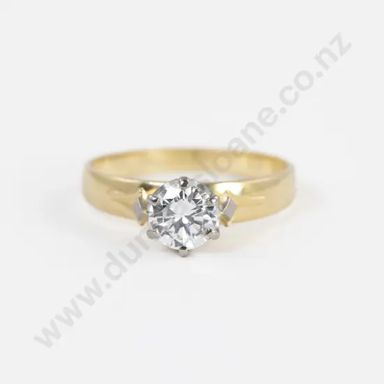 18ct Solitaire Diamond Ring