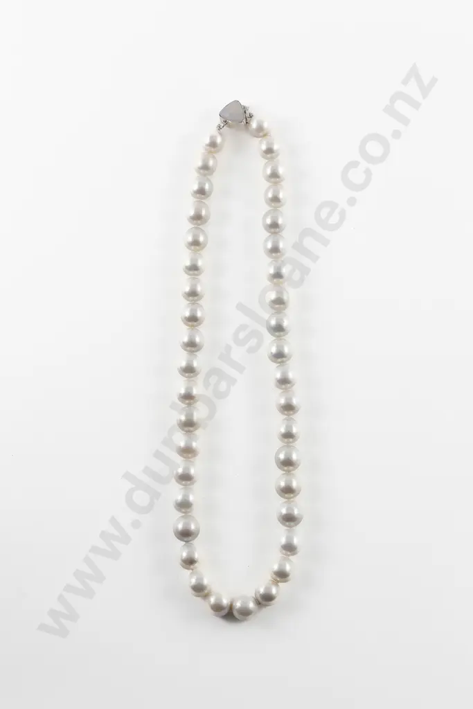 Single Strand Uniform South Sea Cultured Pearl Necklace Image 1++