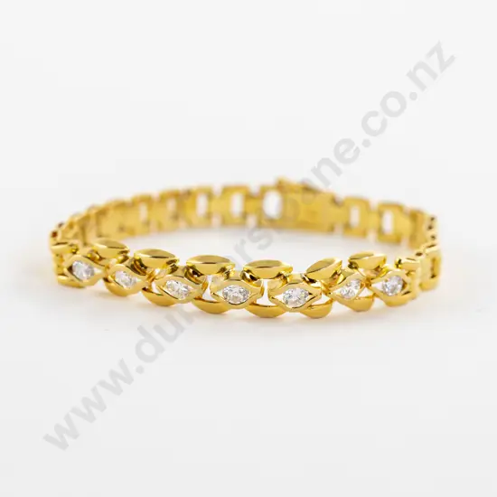 18ct Seven Stone Diamond Bracelet
