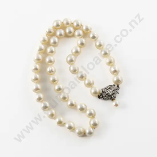 Single Strand Uniform Cultured Pearl Necklace