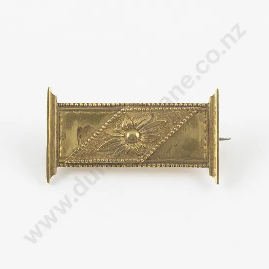 C19th European 22ct Bar Brooch