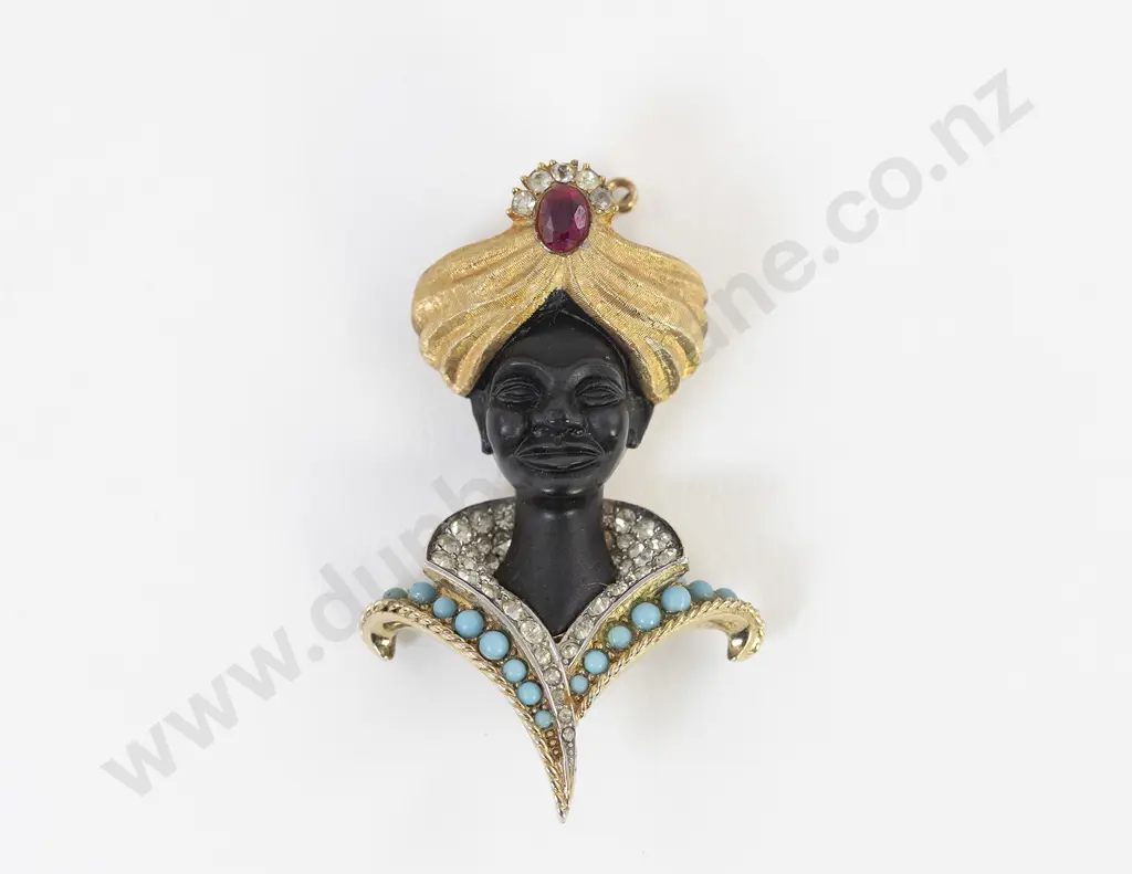 Jeweller Kenneth Jay Lane Vintage Prince Brooch Image 1++
