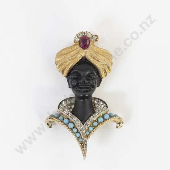 Jeweller Kenneth Jay Lane Vintage Prince Brooch