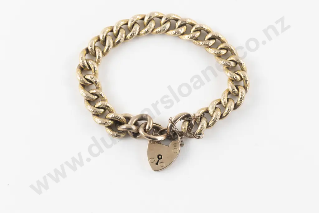 9ct Curb Link Bracelet Image 1++