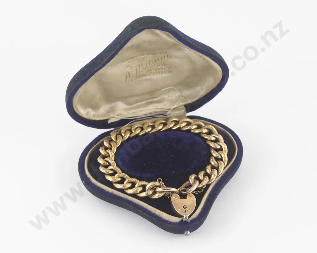 9ct Curb Link Bracelet Image 1++