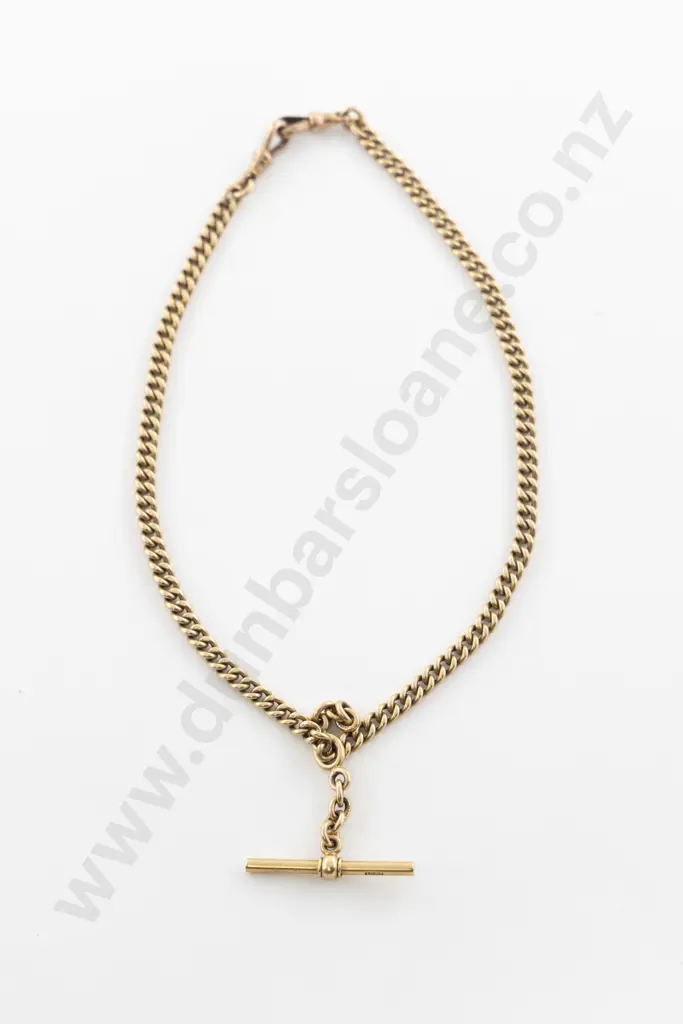 9ct and 15ct Uniform Curb Link Albert Chain Image 1++