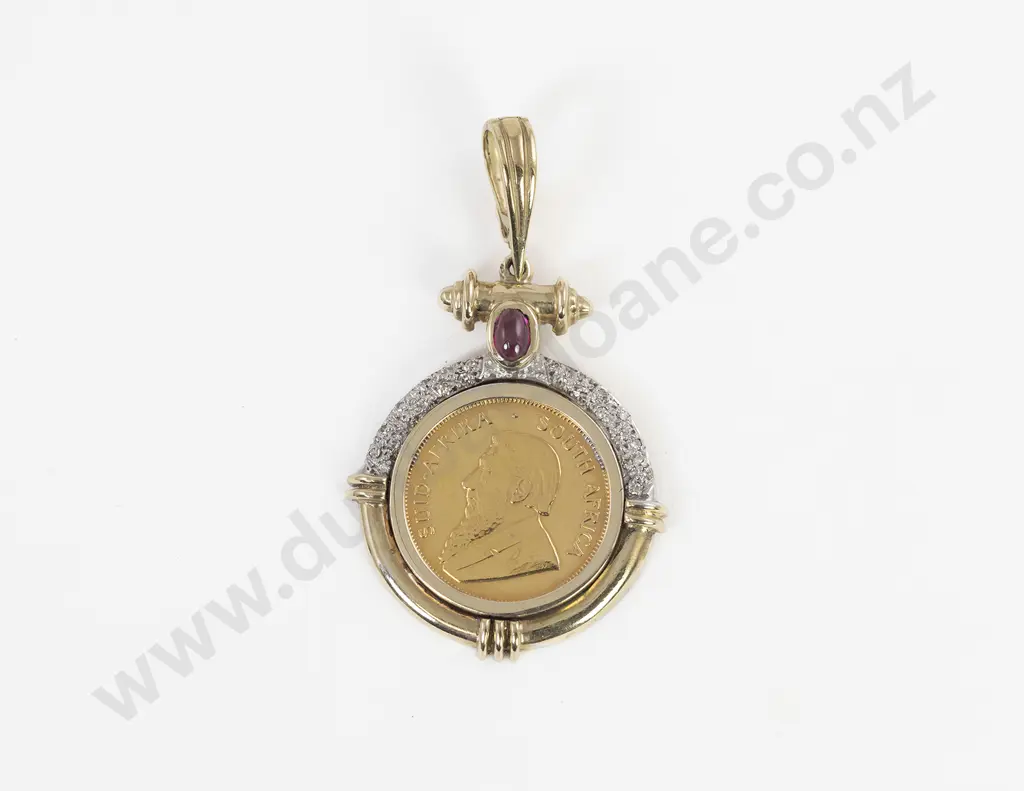 1987 Krugerrand Coin Pendant Image 1++