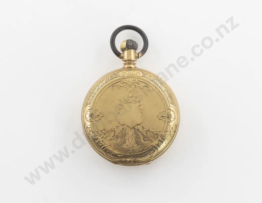 Waltham 18ct Hunter Cased Lever Wind Pocket Watch Image 1++