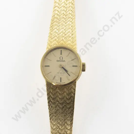 All 18ct Omega De Ville Manual Wind Ladies Wrist Watch