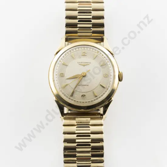 Longines Automatic Gold Plated Gents Wristwatch