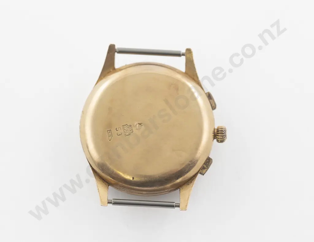 Vintage Chronographe Suisse 18ct Cased Gents Manual Wind Wrist Watch Image 1++