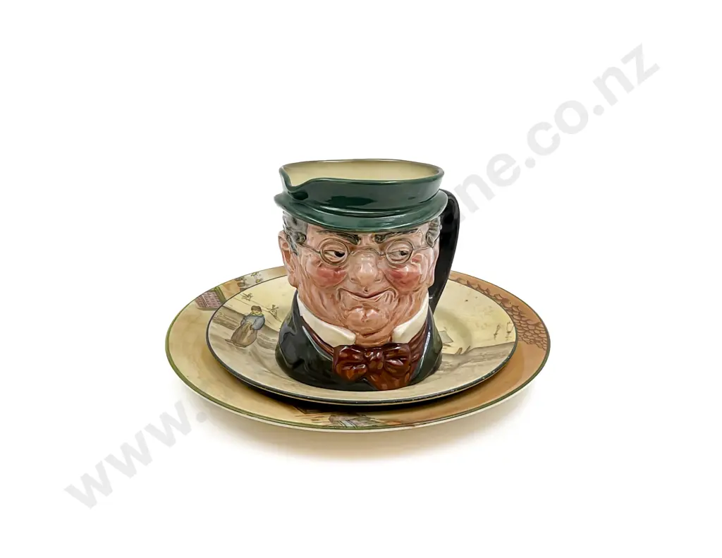 Three Pieces of RD incl Mr.Pickwick Character Jug Image 1++
