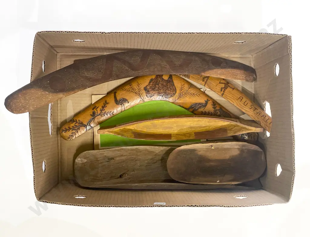 Box Quantity of Assorted Wooden Tourist Ware Image 1++