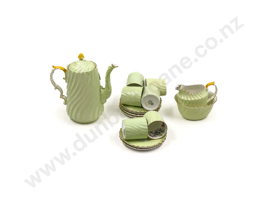 Aynsley Demitasse Six Place Coffee Set Image 1++