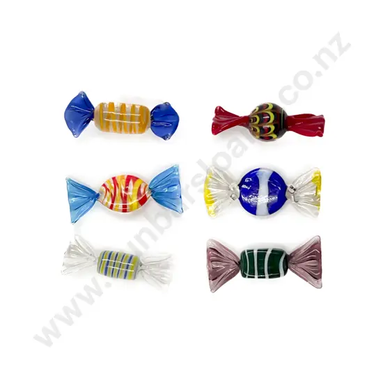 Twenty Five Assorted Murano Art Glass Sweets
